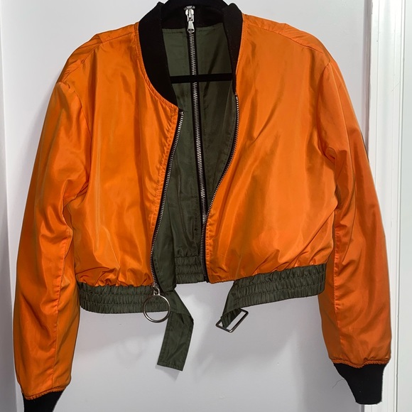 Reversible bomber jacket - Picture 2 of 3